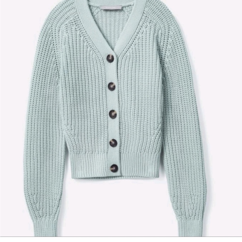 Everlane cotton texture cardigan sweater - Picture 6 of 8